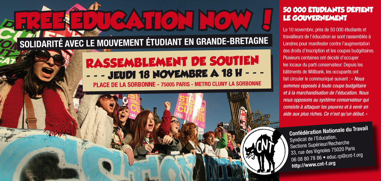 flyer Free education now