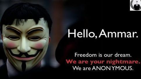 Anonymous s'attaque à Ben Ali.